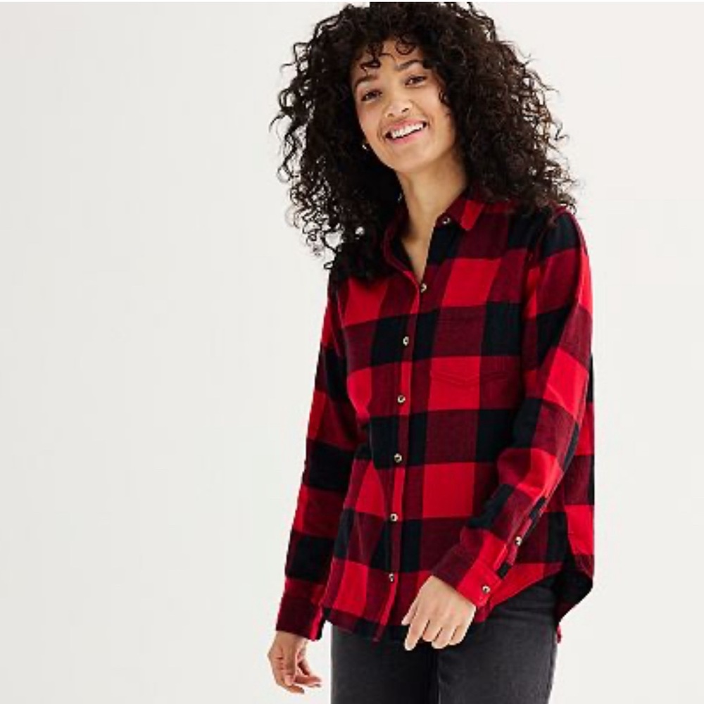 Cute Sonoma red flannel shirt
